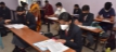 Students giving in CBSE Exam